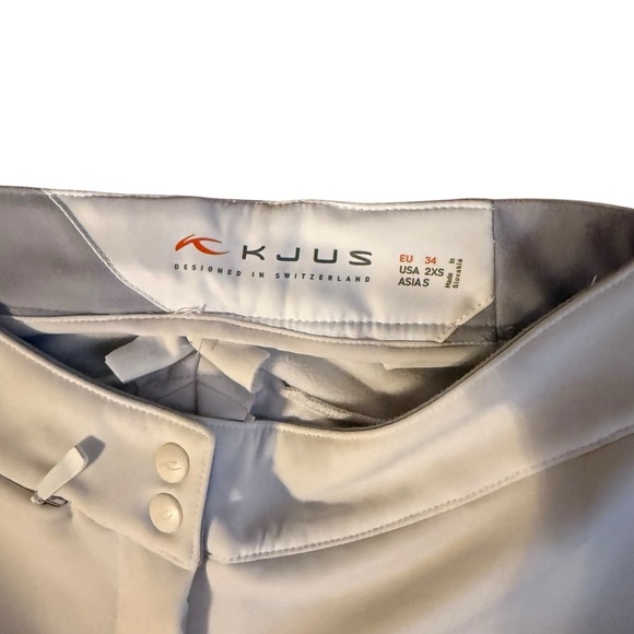 KJUS White Sella Jet flared ski pants Size XXS - Picture 5 of 6
